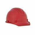 Jackson Safety Hard Hat, Advantage, Non-Vented, Front Brim, Red 20204